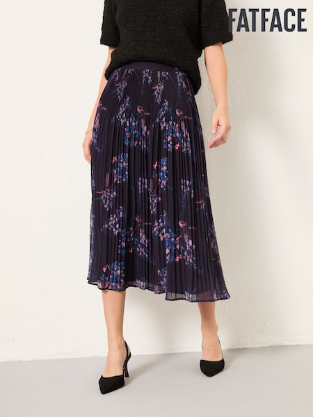FatFace Paignton Dark Purple Heritage Floral Maxi Skirt (H17141) | €89