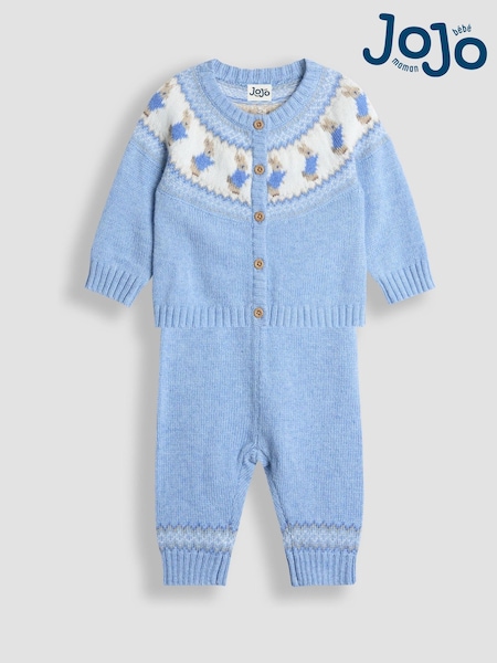 JoJo Maman Bébé Fairisle Knit Cardigan & Bottom Set (H17168) | 61 € - 64 €
