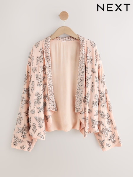 Champagne Embellished Sequin Cover-Up (H17217) | €139