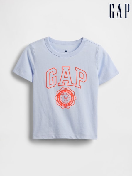 Gap Blue Graphic Short Sleeve T-Shirt (6mths-5yrs) (H17261) | €14