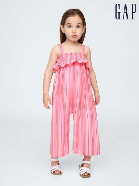 Rosa - Gap Poplin Square Neck Ruffle Jumpsuit (6mths-5yrs) (H17362) | 42 €