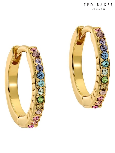 Ted Baker Gold tone Heplie: Crystal Hoop Earrings (H17573) | 1,802 UAH