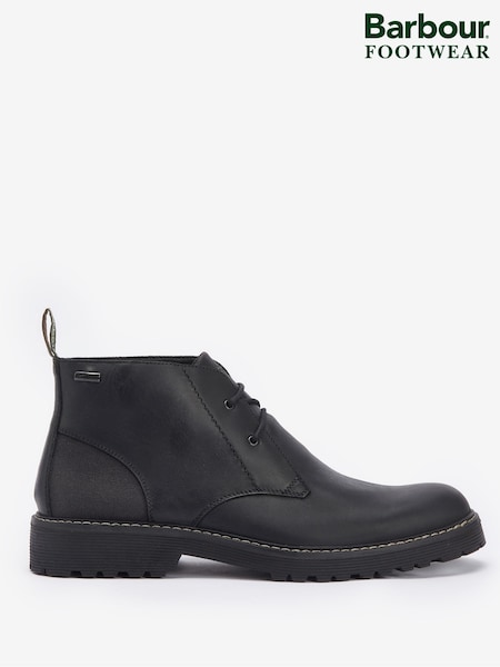 Barbour® Black Maxwell Leather Chukka Boot (H17578) | €178