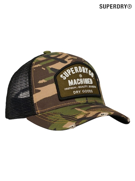 Superdry Green Dirt Road Trucker 100% Cotton Cap (H17584) | €36