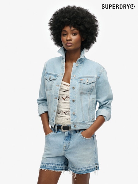 Superdry Embellished Denim 100% Cotton Jacket (H17585) | €152