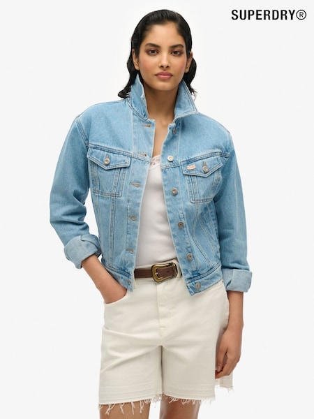 Superdry Embellished Denim 100% Cotton Jacket (H17595) | €152