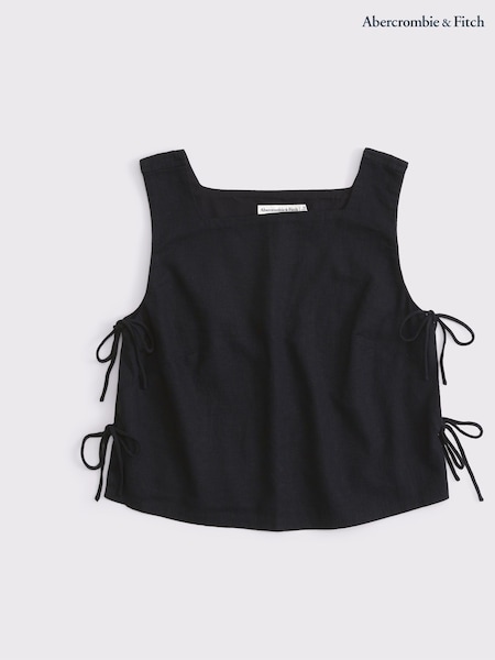Abercrombie & Fitch Shell Top With Tie Side Detail (H17680) | ₪176