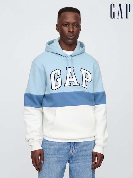 Gap Blue Relaxed  Logo Colourblock Hoodie (H17750) | €46