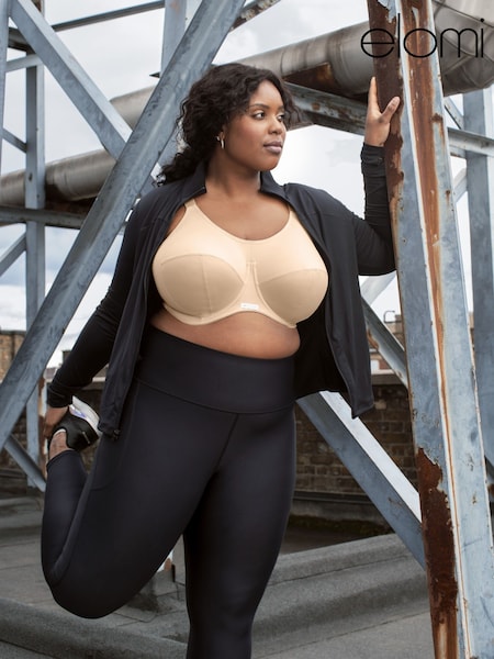 Nude - Elomi Energise Underwire Sports Bra