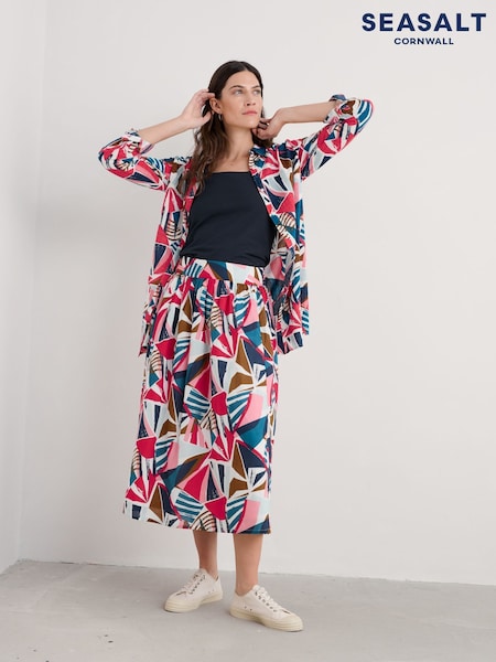 Seasalt Cornwall Black Wren Flutter Longline Shirt (H17941) | €104