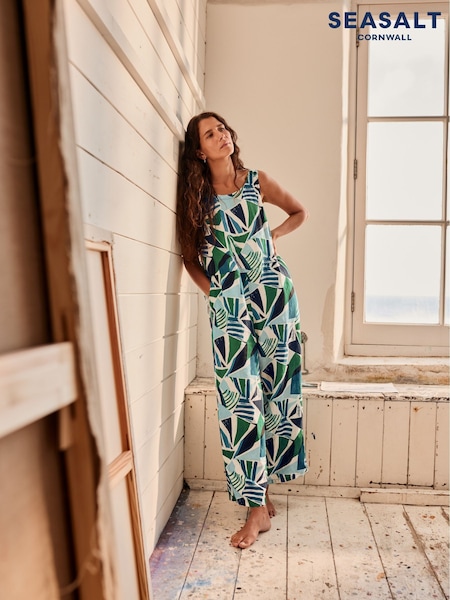 Multicolor - Seasalt Cornwall Salt Air 100% Linen Jumpsuit (H17953) | 144 €