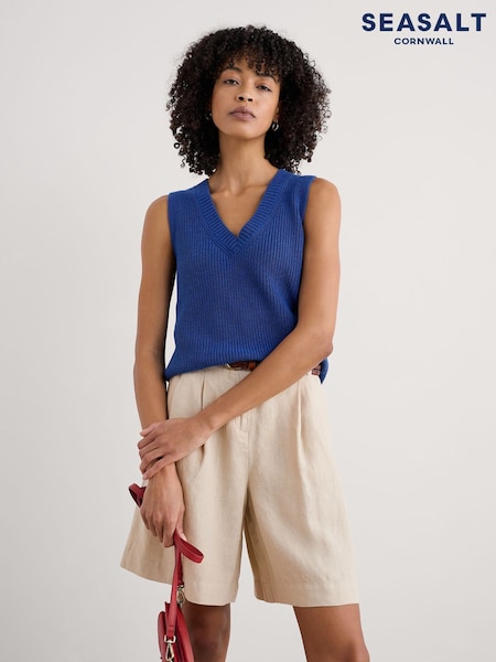 Seasalt Cornwall Lookout Point V-Neck Knitted Vest (H17955) | 84 €