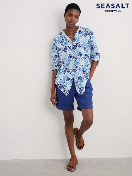 Azul - Seasalt Cornwall Wren Flutter Longline Shirt (H18006) | 99 €