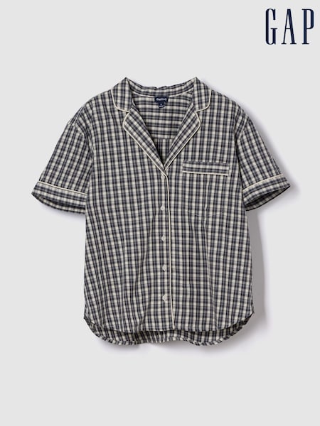 Gap Grey Poplin Pyjama Shirt (H18058) | €34
