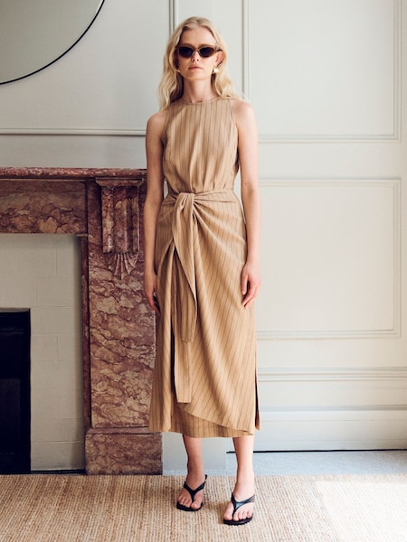 Vivere Natural Frankie Wrap Dress (H18226) | €205