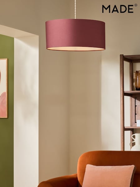 MADE.COM Brown Oro Easy Fit Drum Shade (H18236) | €66