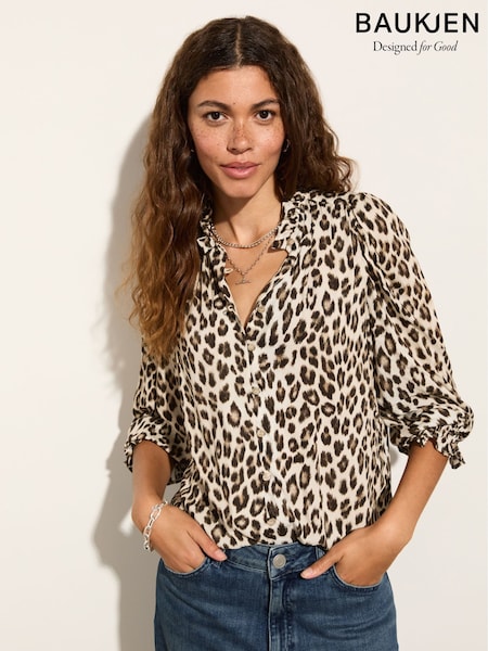 Baukjen Animal Cela Printed Blouse (H18398) | 961 LEI