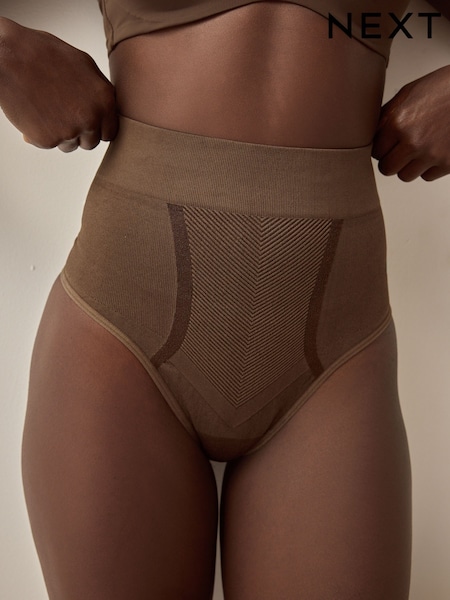 Chocolate nude - Seamless Firm Tummy Control Shaping Briefs (H18533) | 21 €