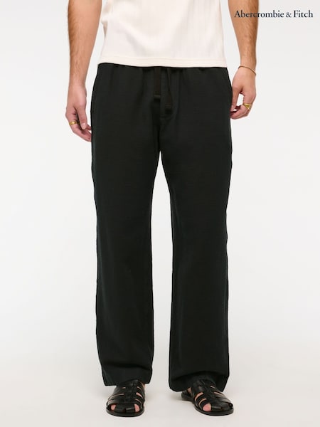 Abercrombie & Fitch Baggy Black Trousers (H18716) | €92