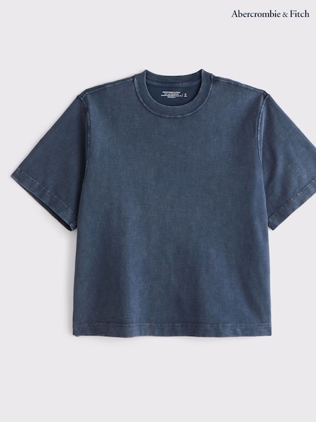 Abercrombie & Fitch Acid Wash Short Sleeve 100% Cotton T-Shirt (H18721) | R$ 345