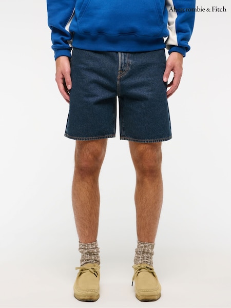 Abercrombie & Fitch Loose 100% Cotton Denim Shorts (H18724) | €74