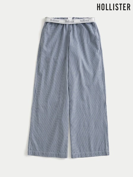 Hollister Blue Low Rise Baggy Pyjamas Trousers (H18849) | €35
