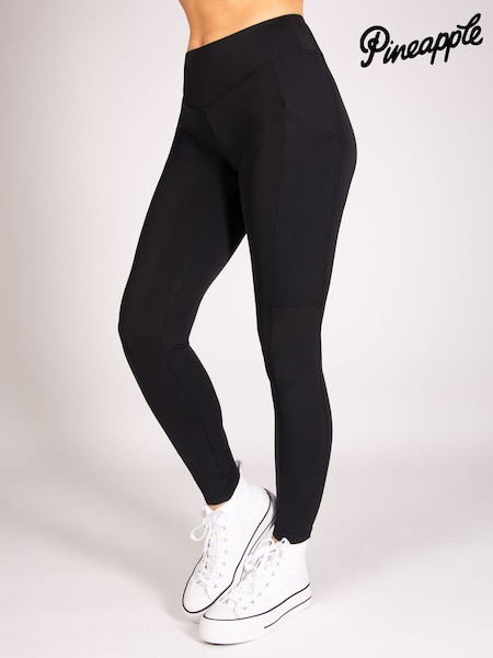 Pineapple Black Supersoft Stretch Pocket Leggings (H18882) | €34