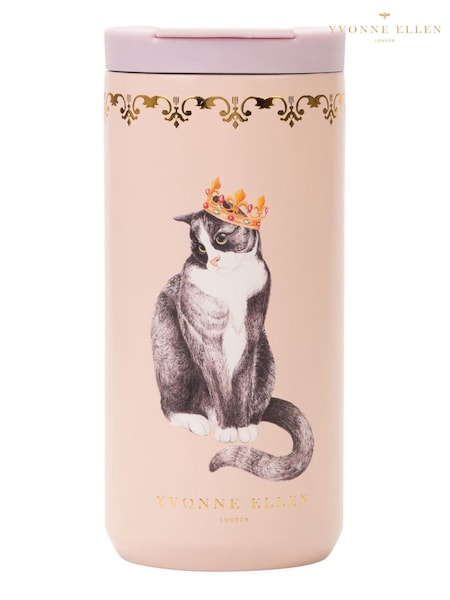 Yvonne Ellen Pink Pussy Travel Mug (H18906) | €27