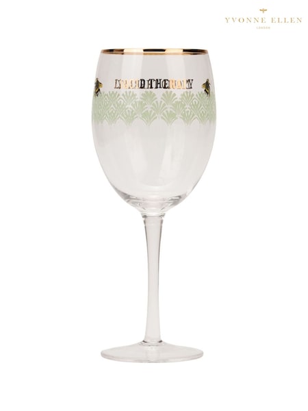 Yvonne Ellen Set of 2 Clear Bee Wine Glasses (H18922) | €44