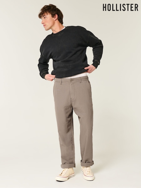 Hollister Loose Linen Trousers (H18932) | €71
