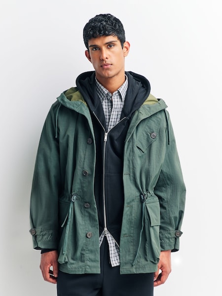Universal Works Green Boston Parka Jacket (H19017) | € 585
