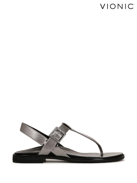 Vionic Cream Cora Regular Fit Toe Post Sandals (H19040) | €184