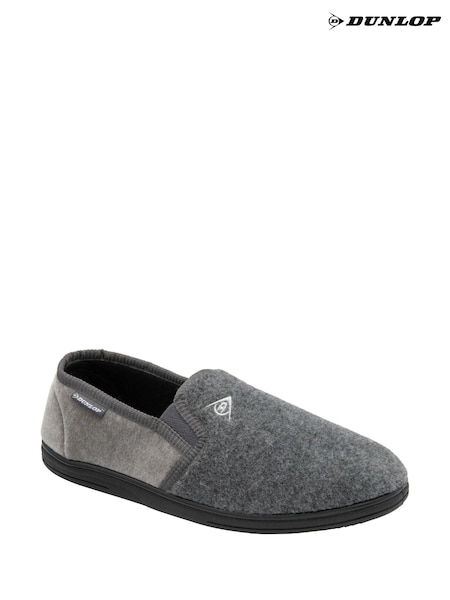 Dunlop Grey Full Shoe Slippers (H19114) | €33