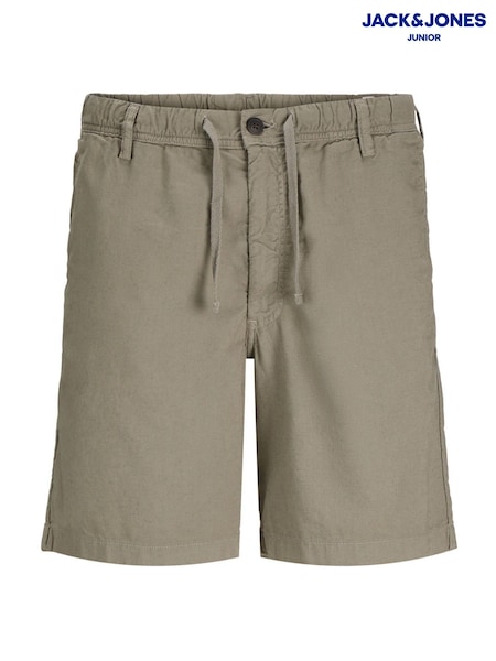JACK & JONES Junior Tie Waist Linen Blend Shorts (H19154) | R$ 150