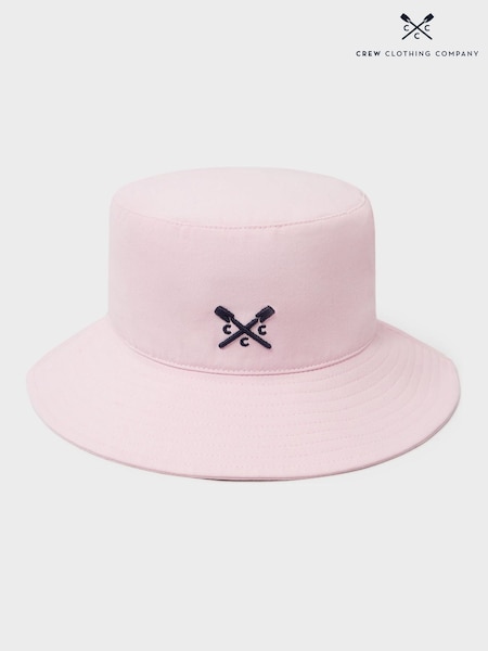 Crew Clothing Embroidered 100% Cotton Bucket Hat (H19276) | ‏126‏₪