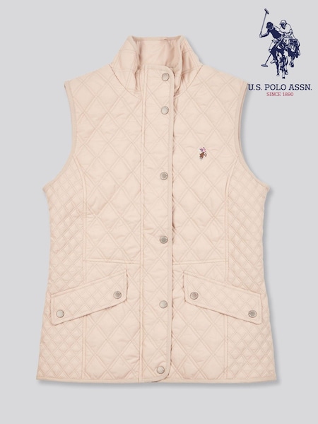 U.S. Polo Assn. Womens Hacking Quilted Gilet (H19367) | €133