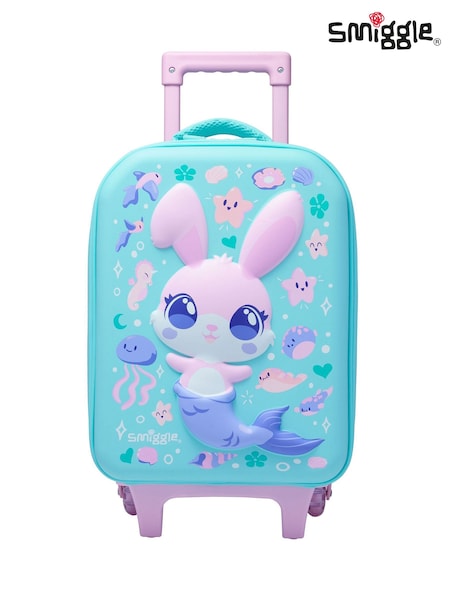 Smiggle Sky Blue Junior Curious Trolley Backpack (H19415) | €71