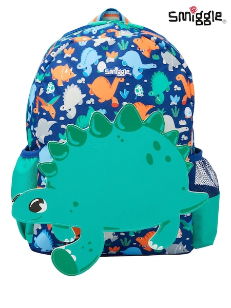 Smiggle Blue Junior Out & About Character Hoodie Backpack (H19419) | €47