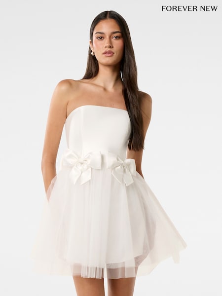 Forever New Camelia Strapless Tulle Skirt Mini Dress (H19584) | €139