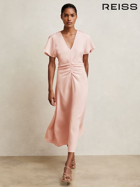 Reiss Pale Pink Rowe Dress (H19618) | €330