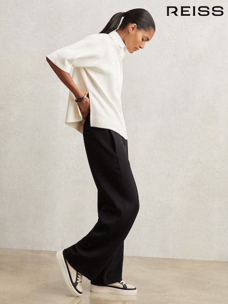 Reiss Laney Wide Leg Interlock Drawstring Joggers (H19619) | 215 €