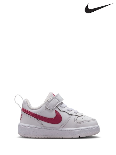 Nike Pink Beet Infant Court Borough Low Recraft Trainers (H19640) | €50