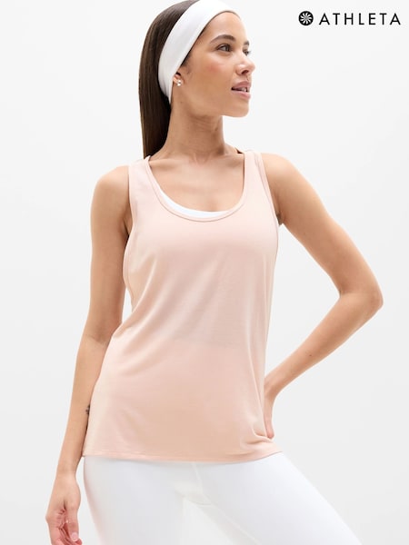 Athleta Pink With Ease Tank Top (H19663) | €40