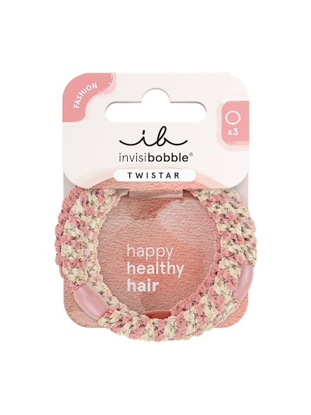 Invisibobble Blush Braids Twistar Hairbands 3 Pack (H19782) | €10.50