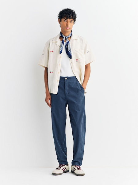 Folk Blue Assembly Trousers (H19819) | AED844