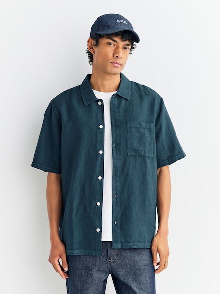 Folk Green Relaxed Fit Gabe Shirt (H19832) | AED728