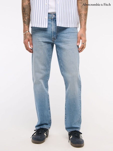 Abercrombie & Fitch Blue Straight Leg Jeans (H19841) | 3 905 грн
