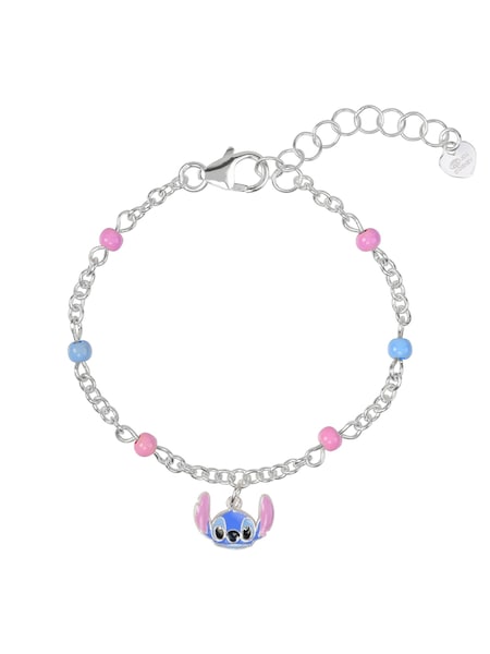 Peers Hardy Silver Tone Disney Lilo and Stitch Adjustable Friendship Bracelet (H19850) | €32