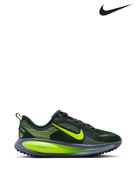 Nike Seaweed Green and Volt Vomero 18 Road Running Trainers (H19915) | €134