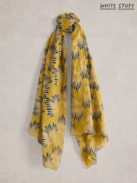 White Stuff Yellow Sundance Floral Printed Scarf (H19957) | €36